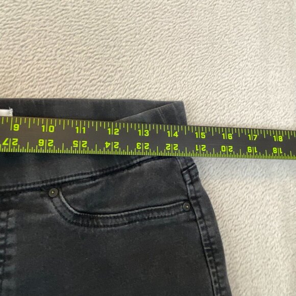 Signature by Levi Women's Jeans Size 8L 29x32 Black Stretch Denim Pull-On Skinny - Picture 5 of 12